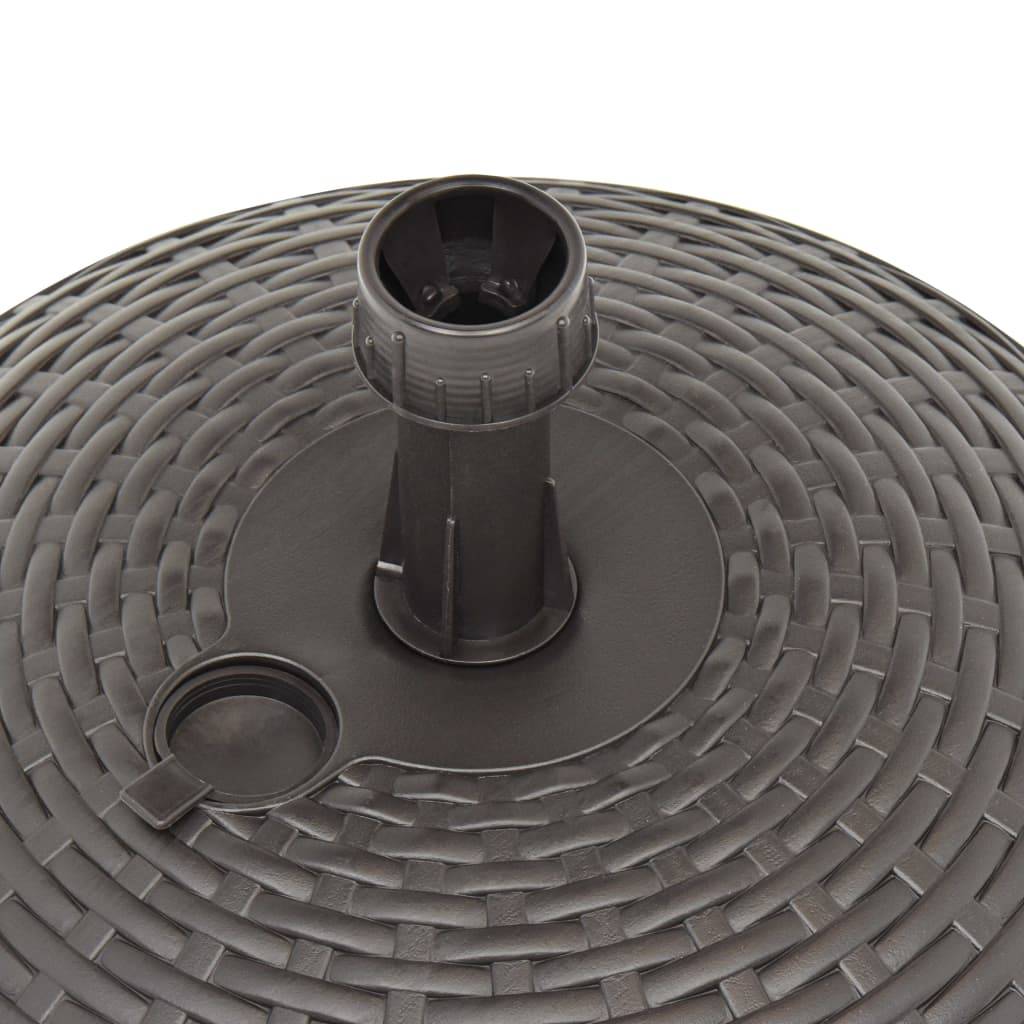 Vidaxl - Socle de parasol rempli de sable/d'eau 20 L Plastique rotin vidaXL 48770 - Image 4