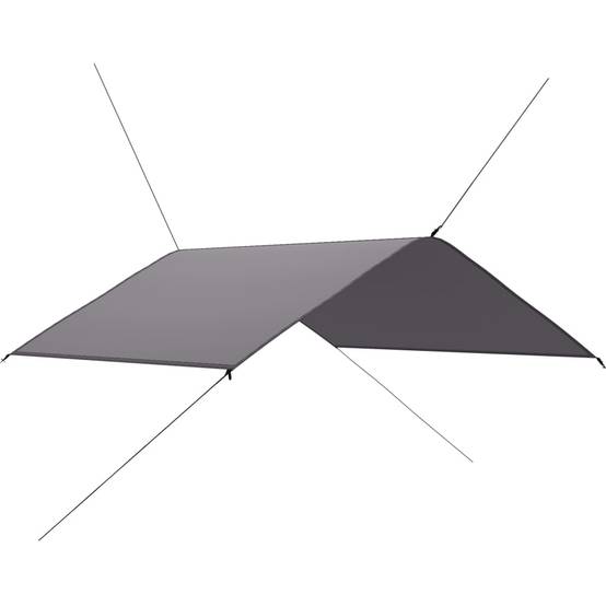 Bâche d'extérieur 4x4 m gris - Image 1