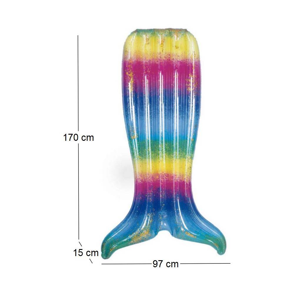 Jet Lag - Matelas gonflable sirène 170 cm - Imagen 3