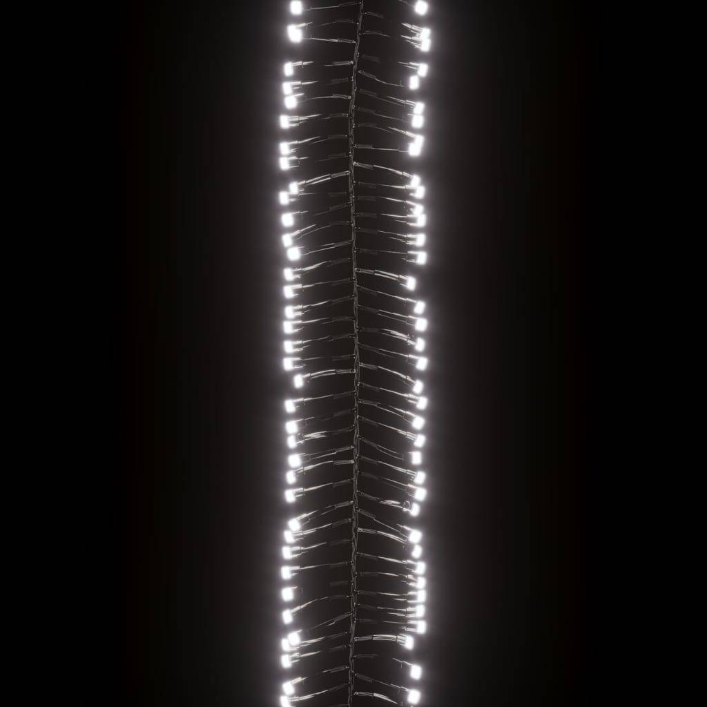 Guirlande LED Groupée PVC 1000 LED 8 Modes Déco Sapin Noël Jardin Blanc Froid 11m – ComfortXL Outdoor Living - Image 5