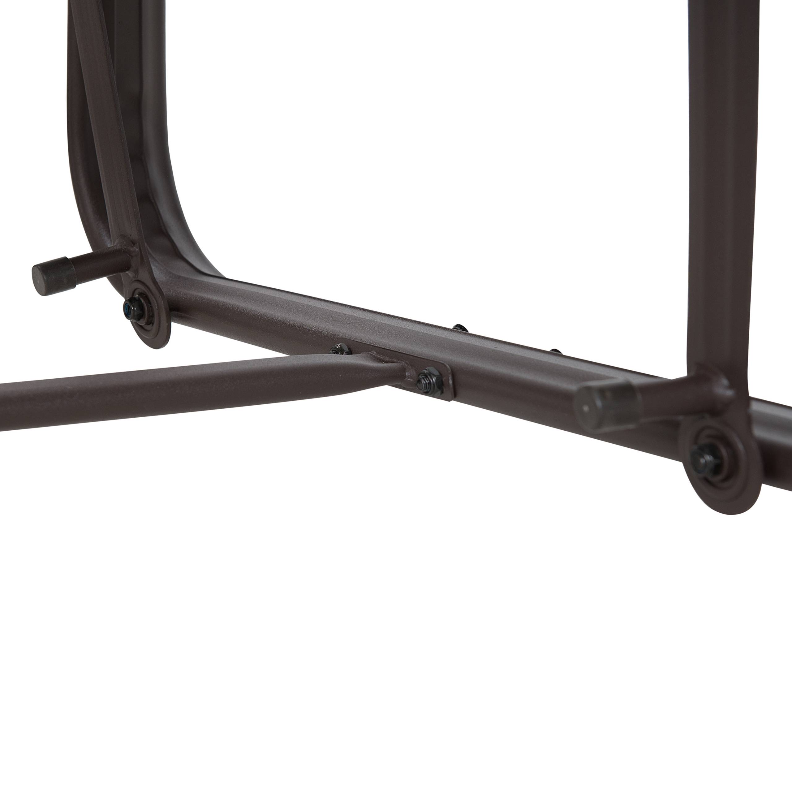 Beliani - Fauteuil Aluminium Marron/gris BORGIO - 60x78x104- Beliani - Image 6