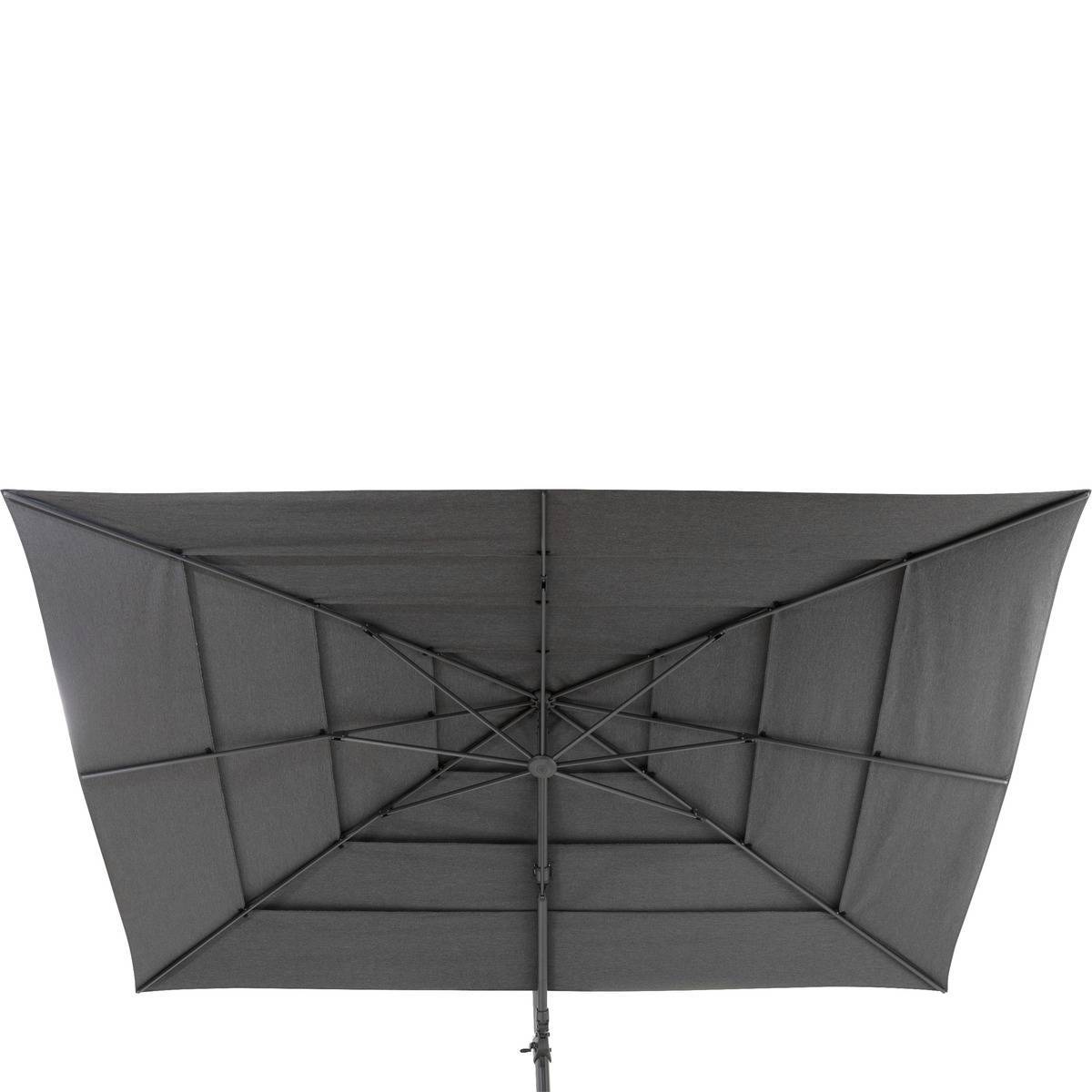 Hesperide - Toile de parasol"Melhia"' multi-toile anthracite 4x3 m - Hespéride - Imagen 2
