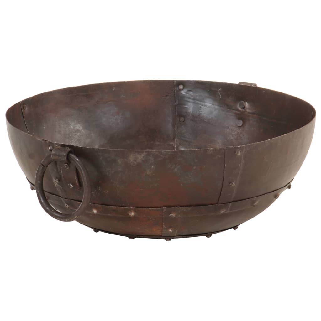 ComfortXL - Brasero Foyer de Jardin en Fer Style Rustique Aspect Rouillé Ø 40 cm Brun – ComfortXL Outdoor Living - Image 4