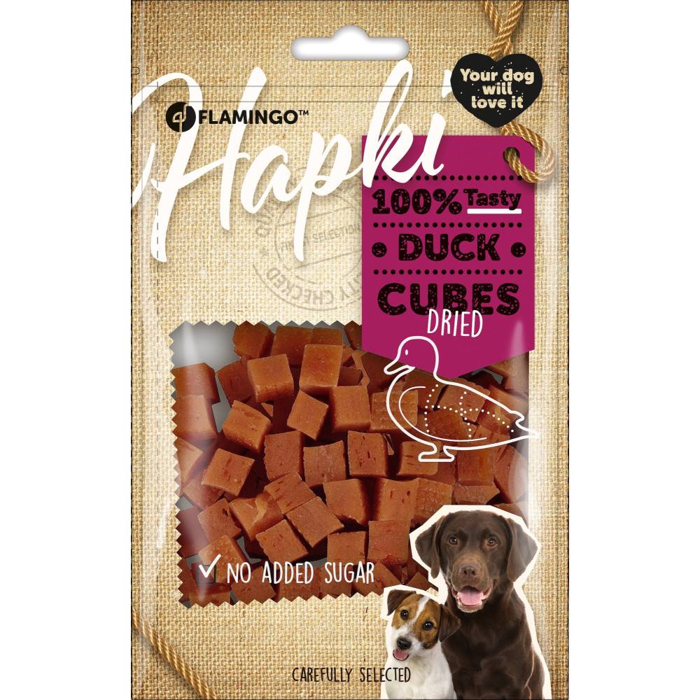 Friandises Hapki Petits cubes de Canard 85 g pour chien - Imagen 3