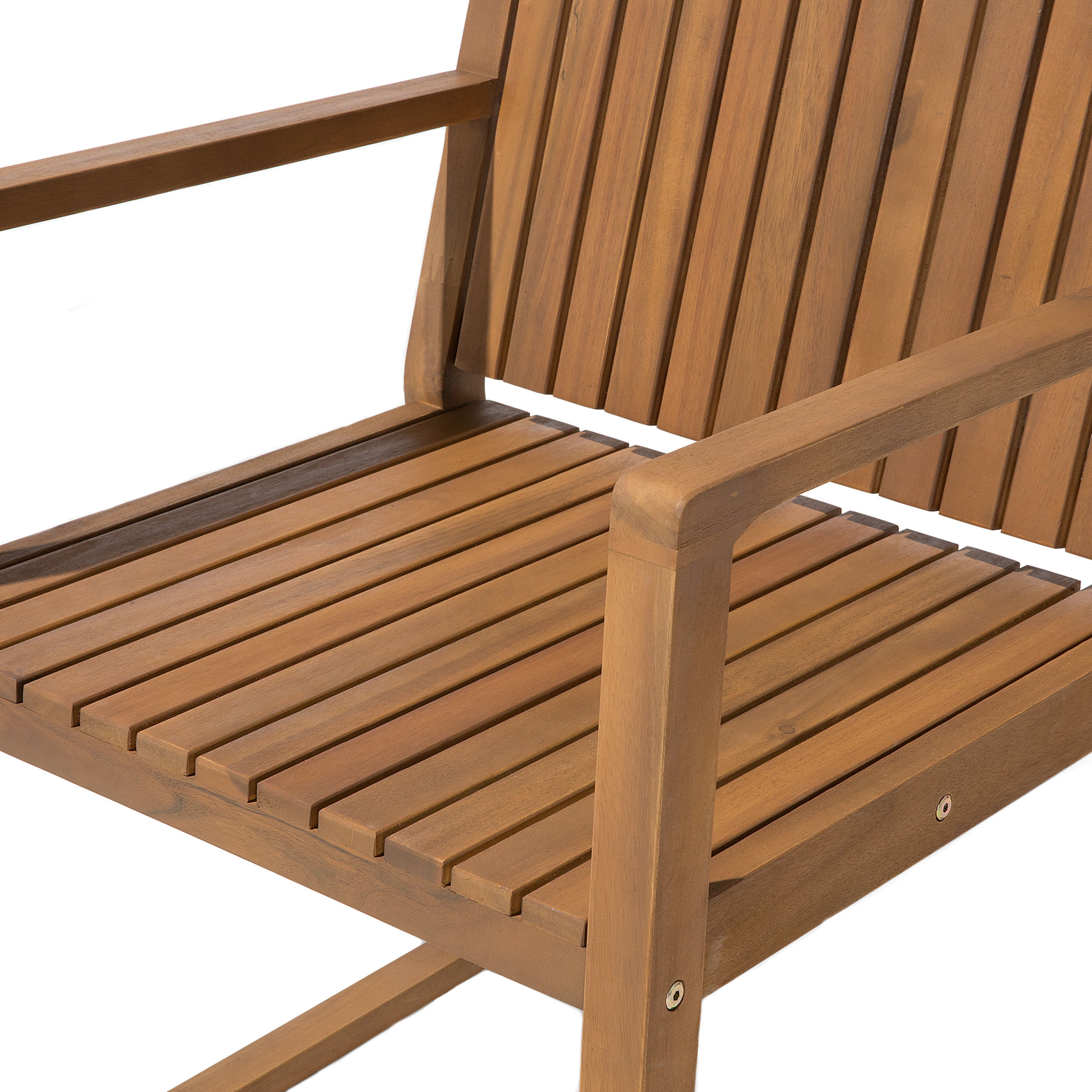 Beliani - Ensemble de Salle à Manger de Jardin en Bois d'Acacia Clair Table et 6 sièges Résistant aux intempéries Design classique - Imagen 10