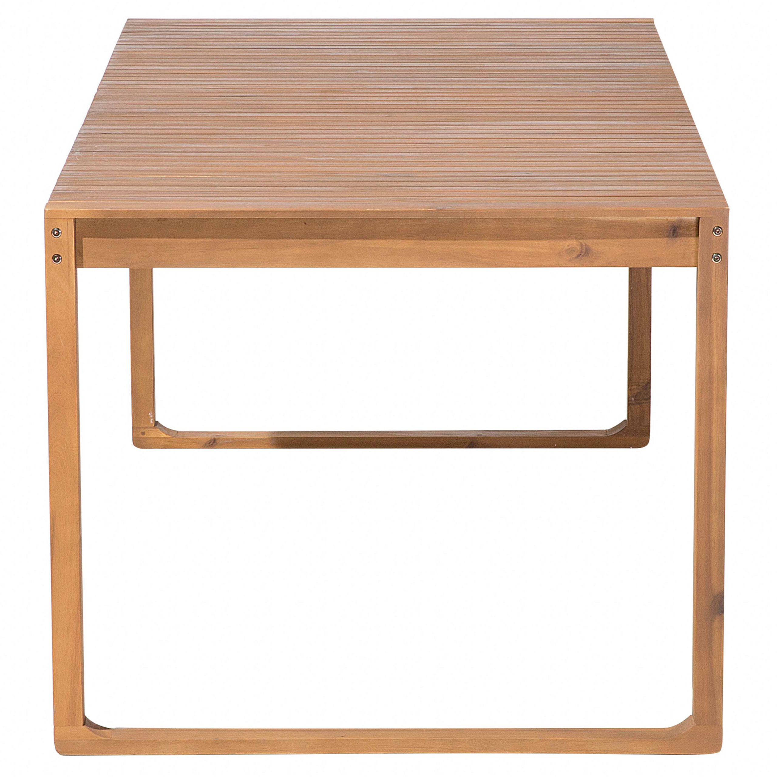 Beliani - Ensemble de Salle à Manger de Jardin en Bois d'Acacia Clair Table et 6 sièges Résistant aux intempéries Design classique - Imagen 6