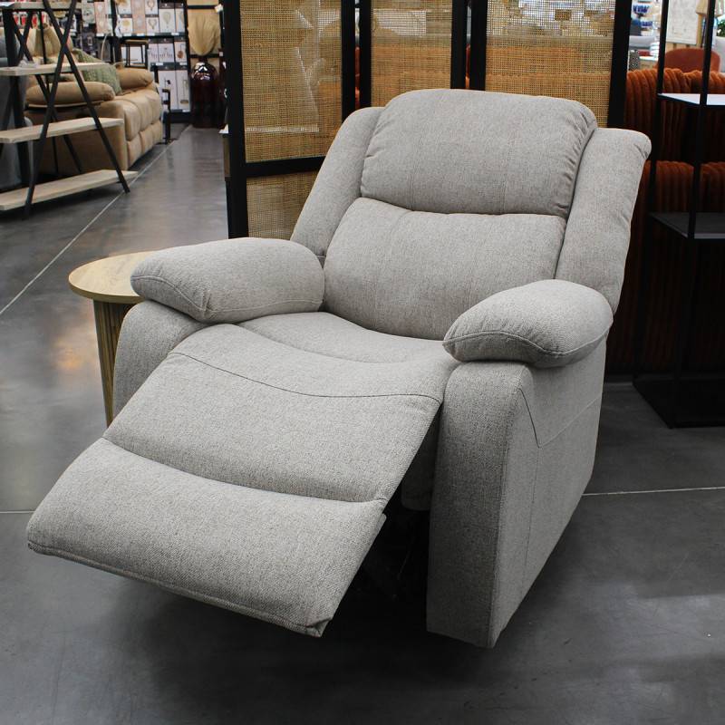 Fauteuil relax électrique inclinable beige David - Image 3