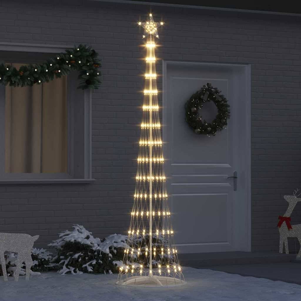 Vidaxl - Arbre de Noël LED avec 290 LED Blanc chaud 250 cm Métal vidaXL 42018775 - Image 1