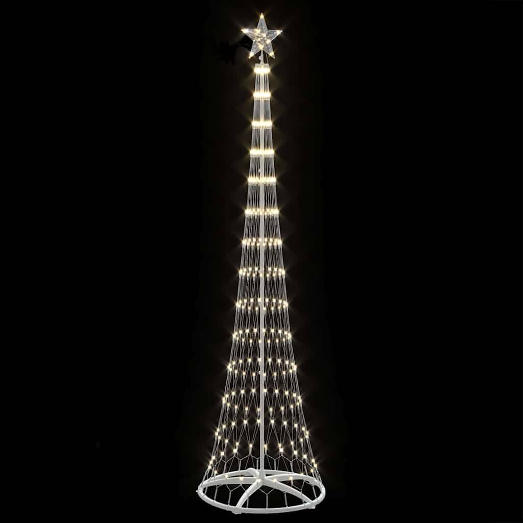 Vidaxl - Arbre de Noël LED avec 290 LED Blanc chaud 250 cm Métal vidaXL 42018775 - Image 5