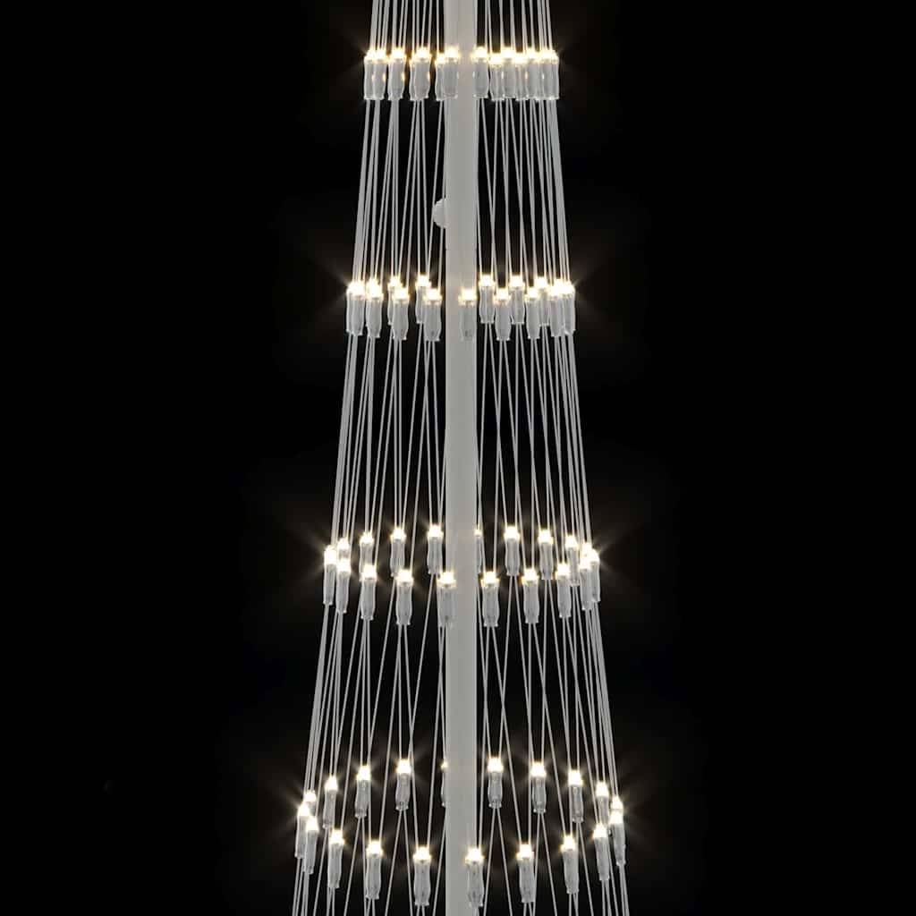 Vidaxl - Arbre de Noël LED avec 290 LED Blanc chaud 250 cm Métal vidaXL 42018775 - Image 8
