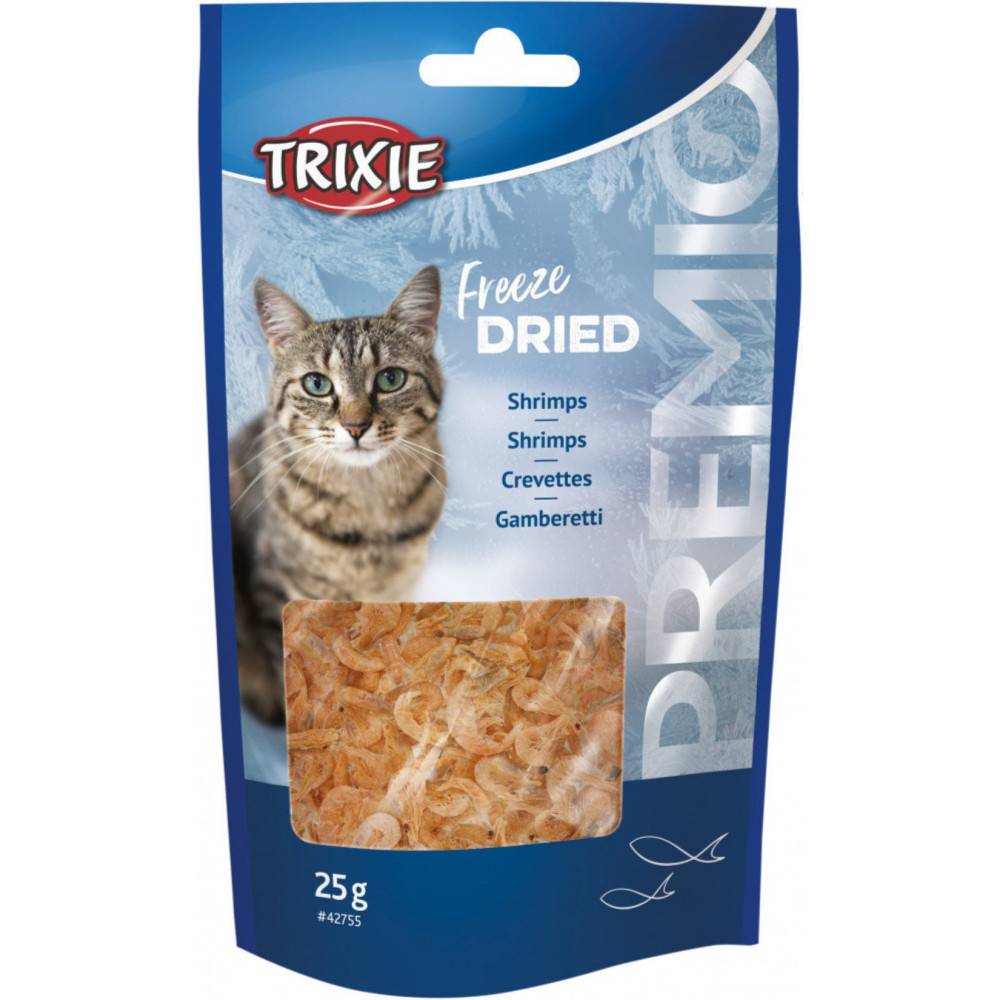 Trixie - Trixie - Friandise 100 % crevettes lyophilisées 25 g , pour chats. - Imagen 1