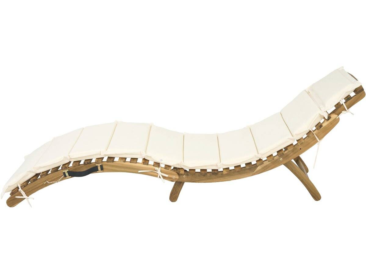 Habitat Et Jardin - Bain De Soleil En Bois Avec Coussins Inclus "jakarta" - Beige -habitat Et Jardin - Image 4