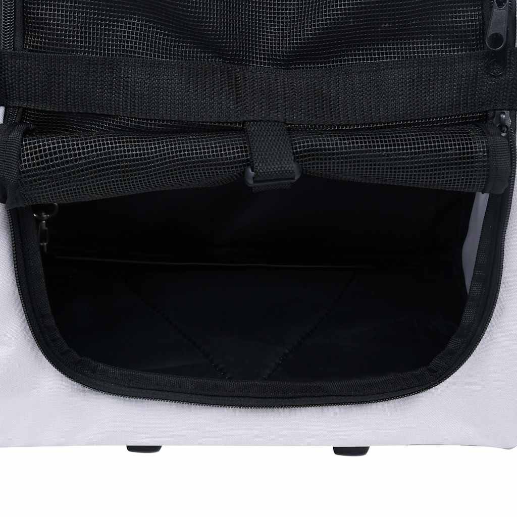 Vidaxl - Chariot polyvalent pliable pour animaux de compagnie gris vidaXL 171020 - Imagen 4