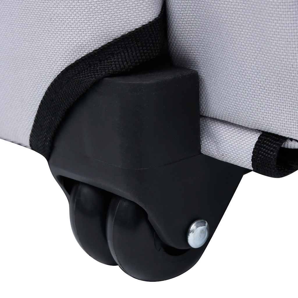Vidaxl - Chariot polyvalent pliable pour animaux de compagnie gris vidaXL 171020 - Imagen 7