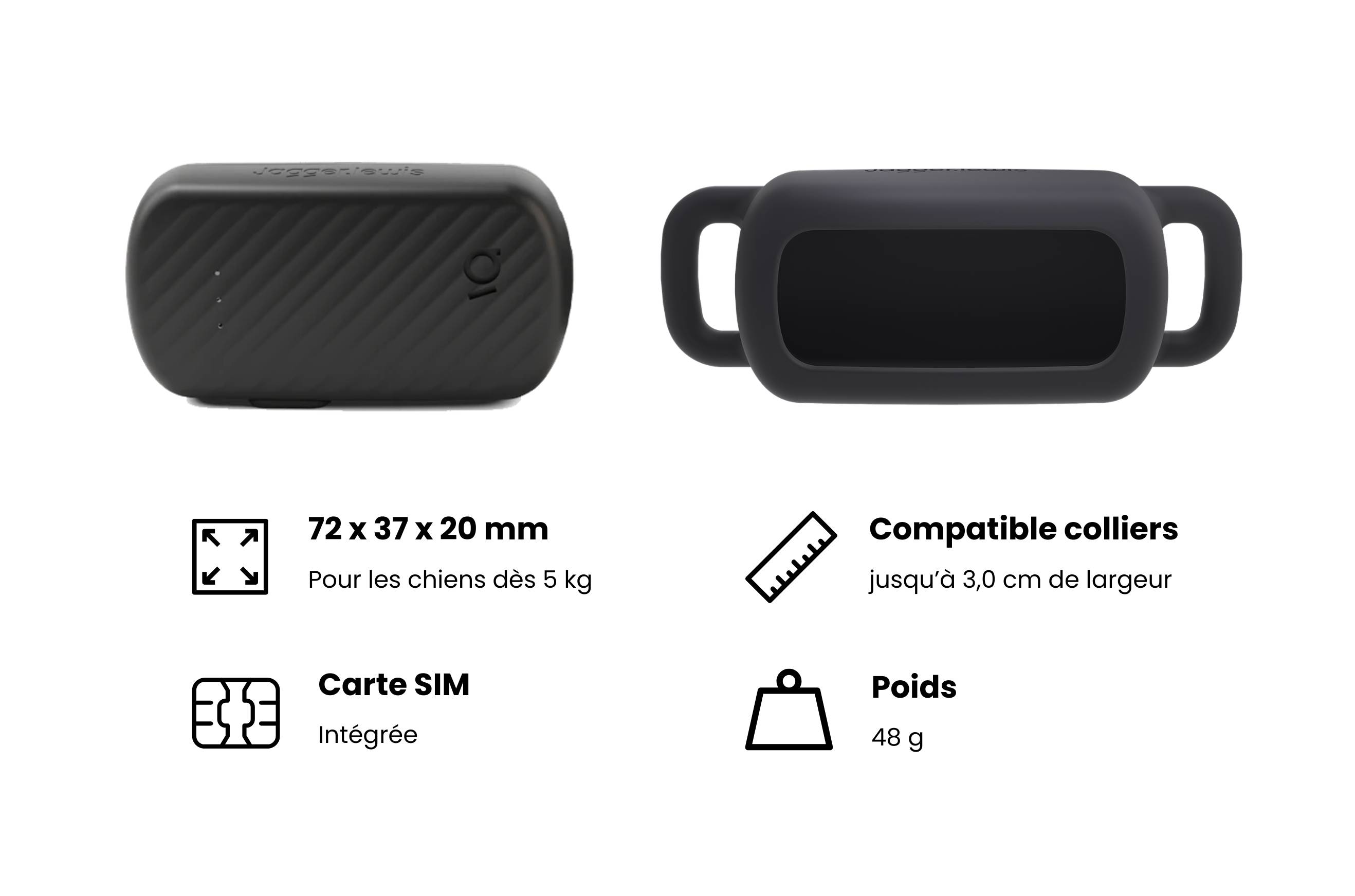 Collier GPS pour chien sans abonnement - Noir / Weimar / Sans Smartdock - Image 5