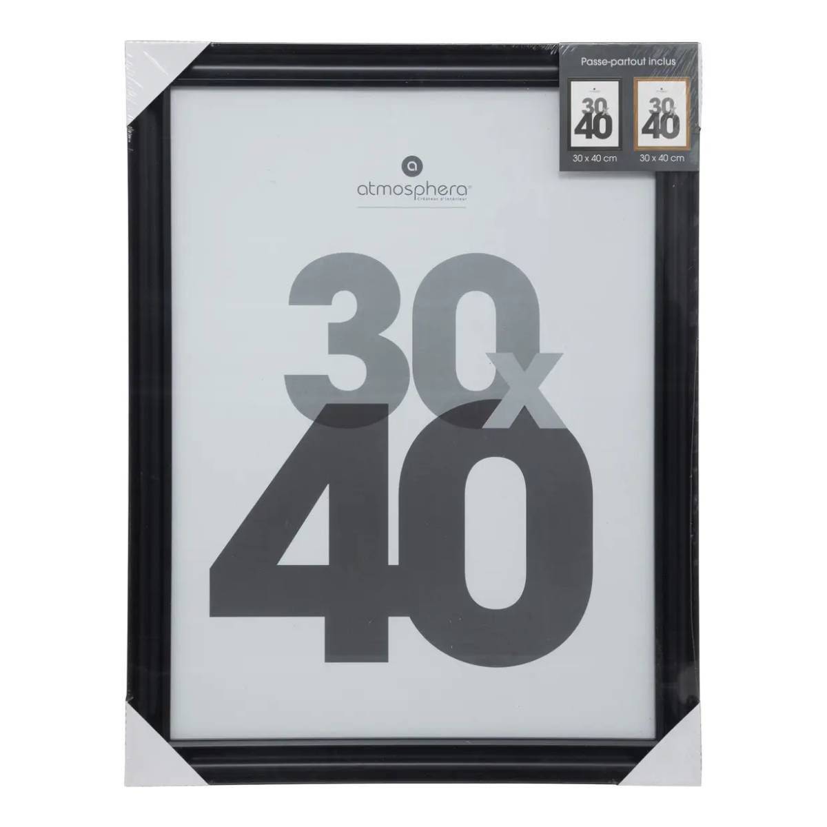 Cadre photo Noir pour Photo 30 x 40 cm - Imagen 3