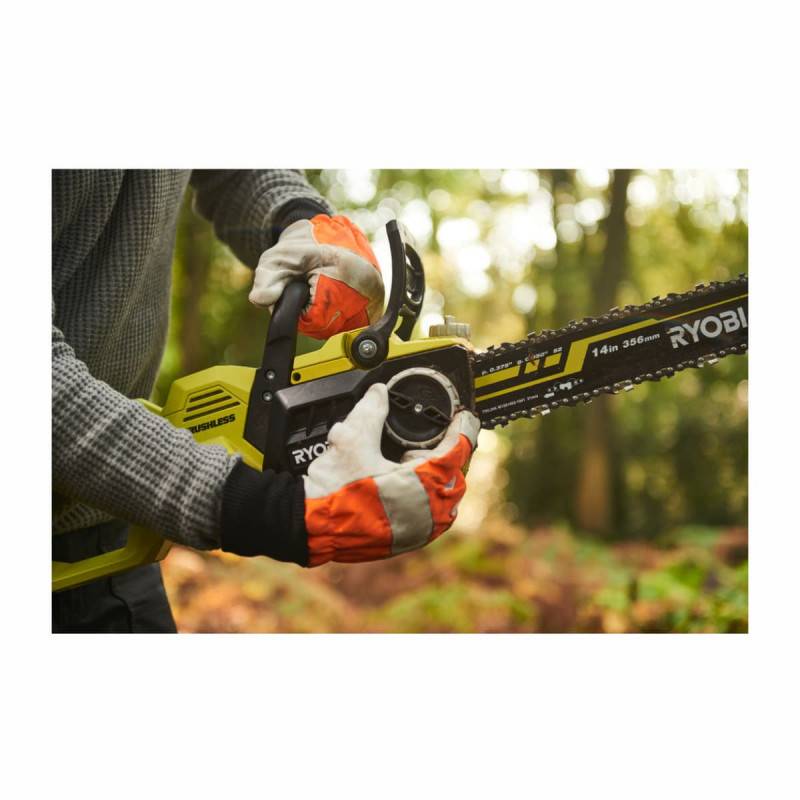 Ryobi - RYOBI - Tronçonneuse 36V MAXPOWER Brushless- guide 35 cm - 21 m/s - tendeur sans outil + batterie 5,0 Ah & chargeur - RY36CSX35 - Image 8