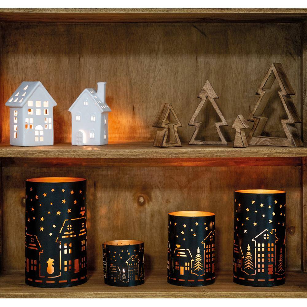 Aubry Gaspard - Sapin gigogne en bois (Lot de 4) - Imagen 2