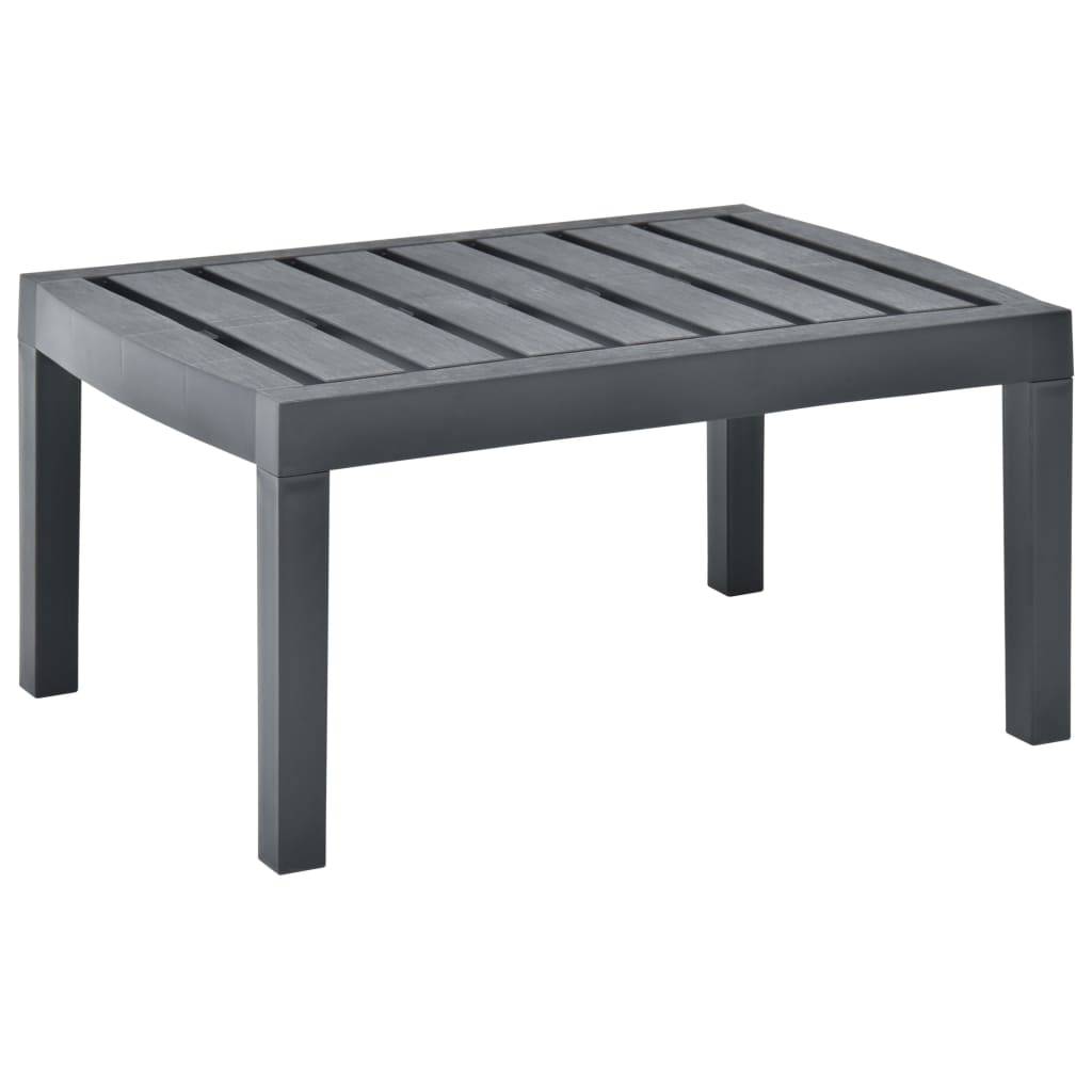 Table bois composite  Claire-Odélie Anthracite  78 X 55 X 38 cm  - P87209A