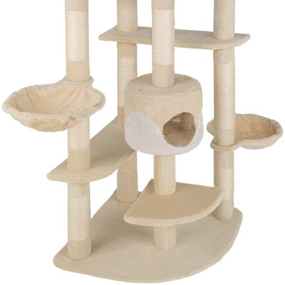 Arbre à Chat 201 cm beige/blanc - Image 4