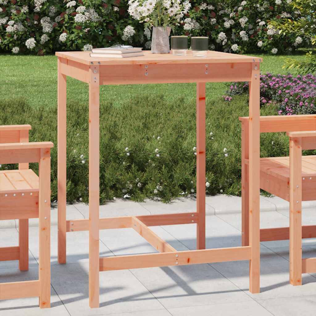 Table de jardin bois massif douglas 82,5 x 82,5 x 110 cm - PANGIVO - Image 1