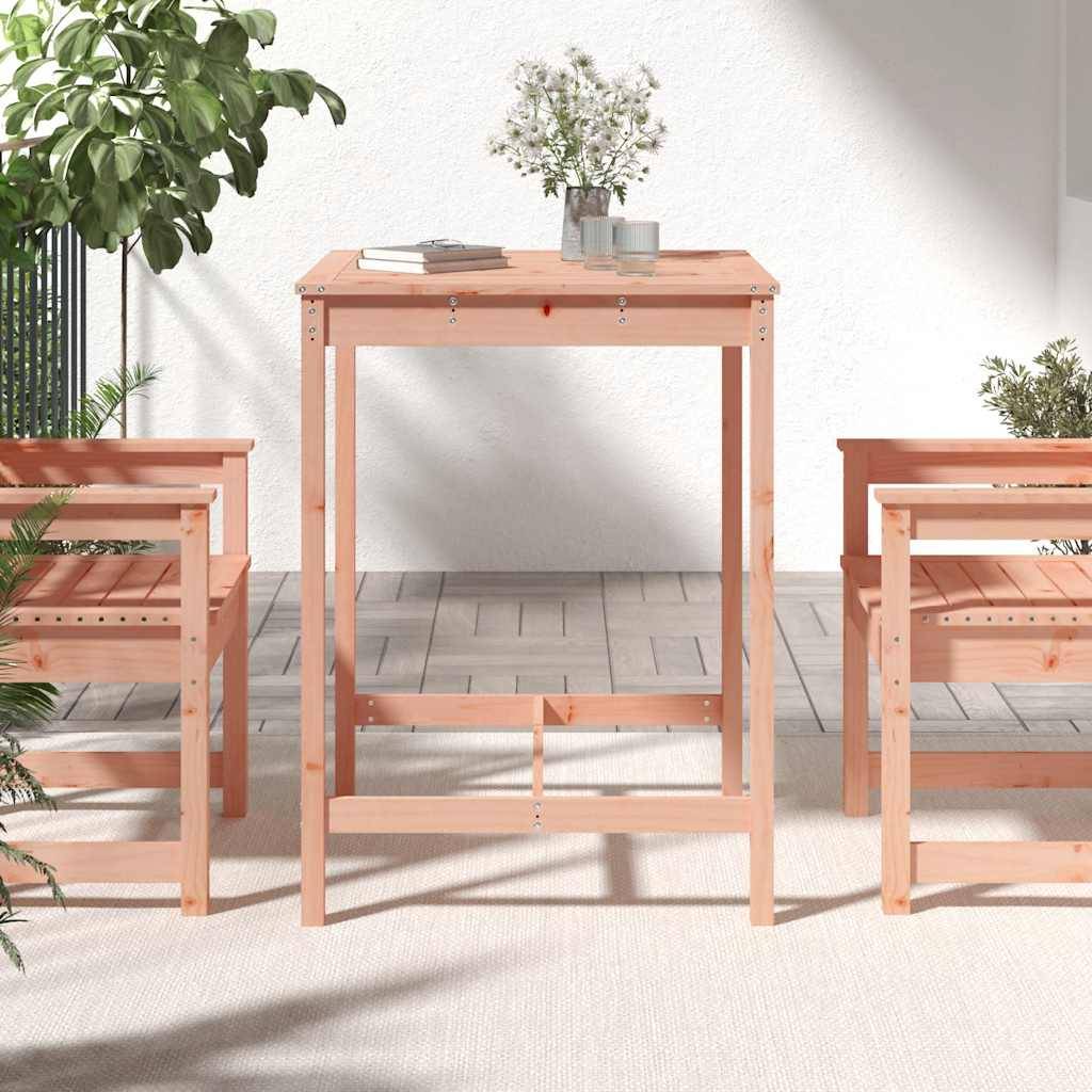 Table de jardin bois massif douglas 82,5 x 82,5 x 110 cm - PANGIVO - Image 3