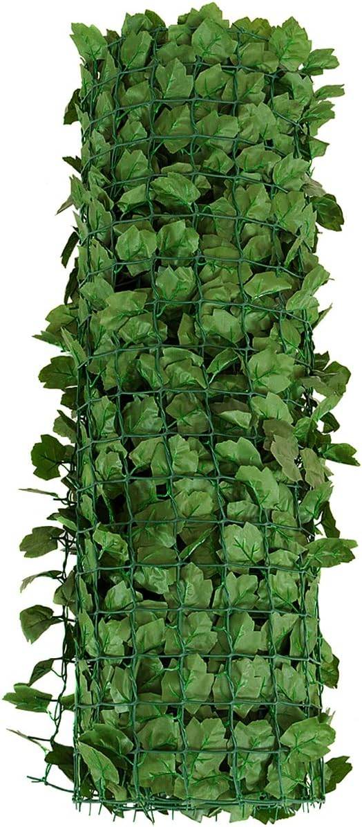 Rouleau Brise-Vue Lierre Artificiel Best Artificial – 3m X 0,5m – Protection UV, Haute Densité