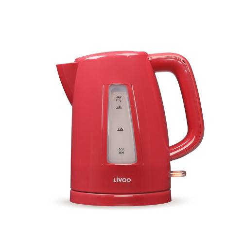 Livoo - Bouilloire électrique sans fil 1.7 L rouge - Imagen 3