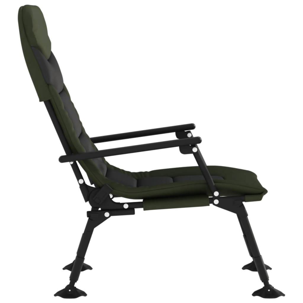 Chaise de pêche acier et tissu vert 58 x 75 x 104 cm - PANGIVO - Image 4