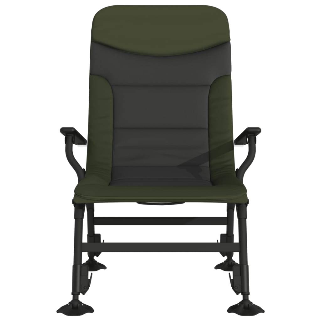 Chaise de pêche acier et tissu vert 58 x 75 x 104 cm - PANGIVO - Image 3