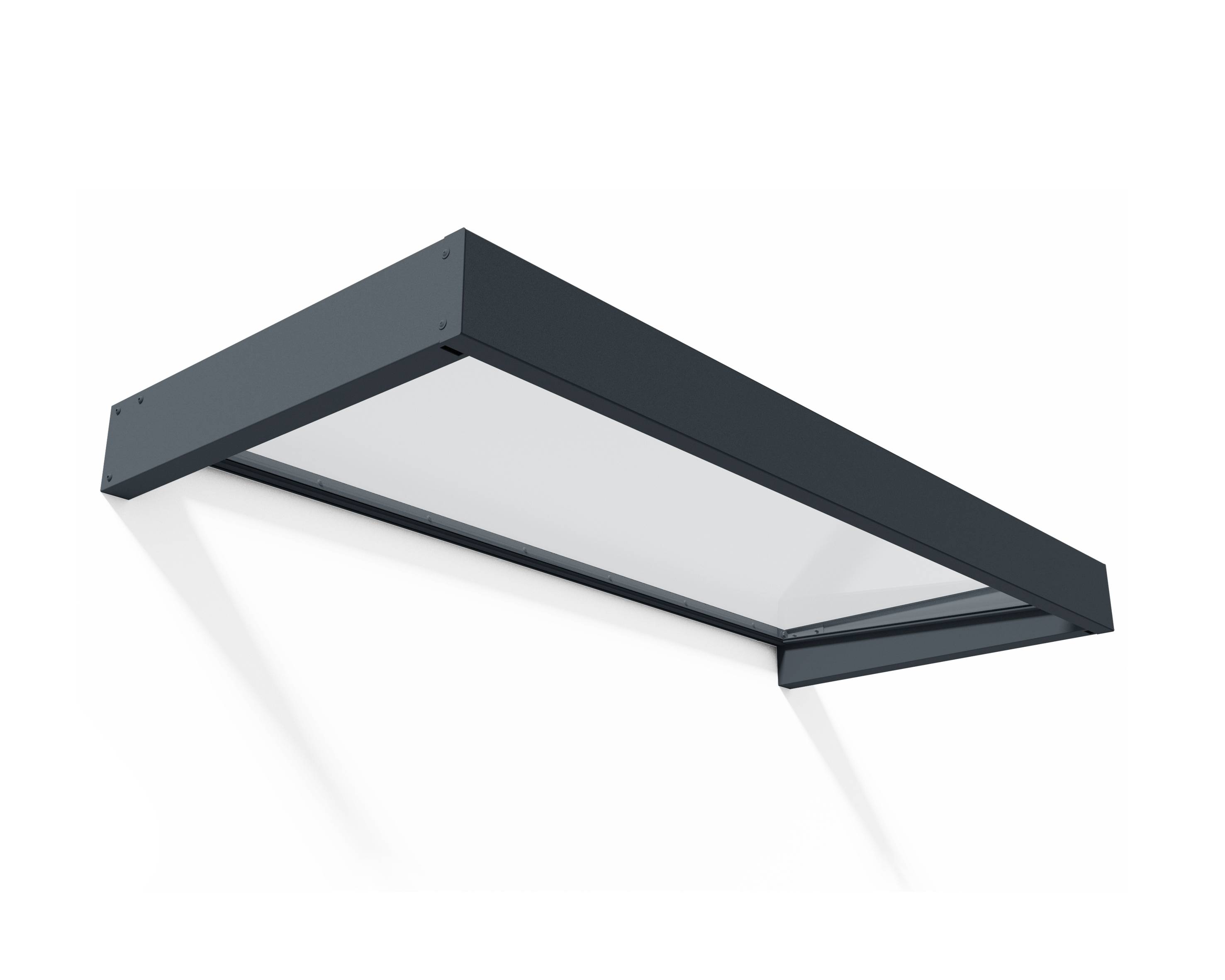 Canopia by Palram - Canopia Marquise de porte Sophia Gris 215 X 95