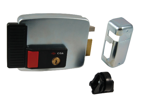 SERRURE ELECT.HORIZONTAL A CYLINDRE CISA 12V AXE 60MM CYL 50MM DROITE 11721-61-1 - Imagen 2