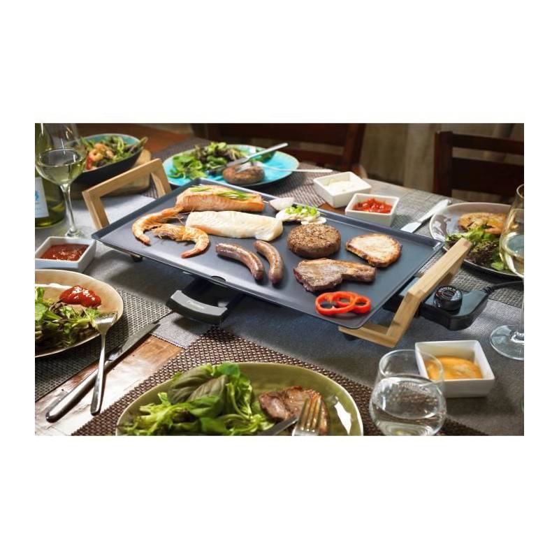 Bestron Plaque De Cuisson Avec Poignees Abp602bb 48x26 Cm 2000 W - Imagen 3