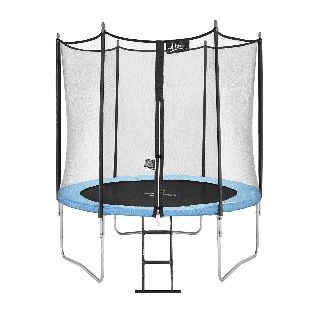 Kangui - Trampoline de jardin 250 cm + filet de sécurité + échelle | Normes CE/EU Kangui - Imagen 1