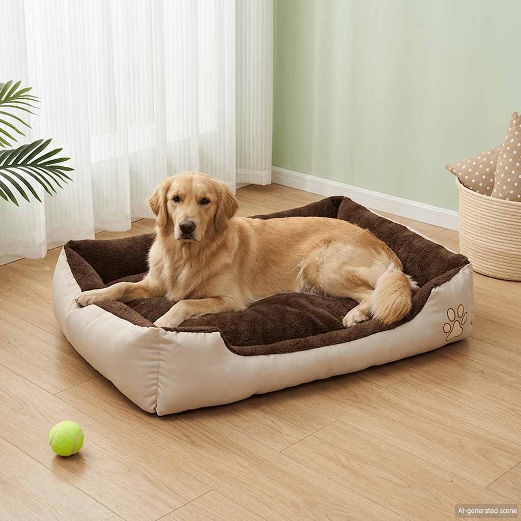 Vidaxl - Lit pour chiens Beige et marron XXL vidaXL 131364 - Imagen 1