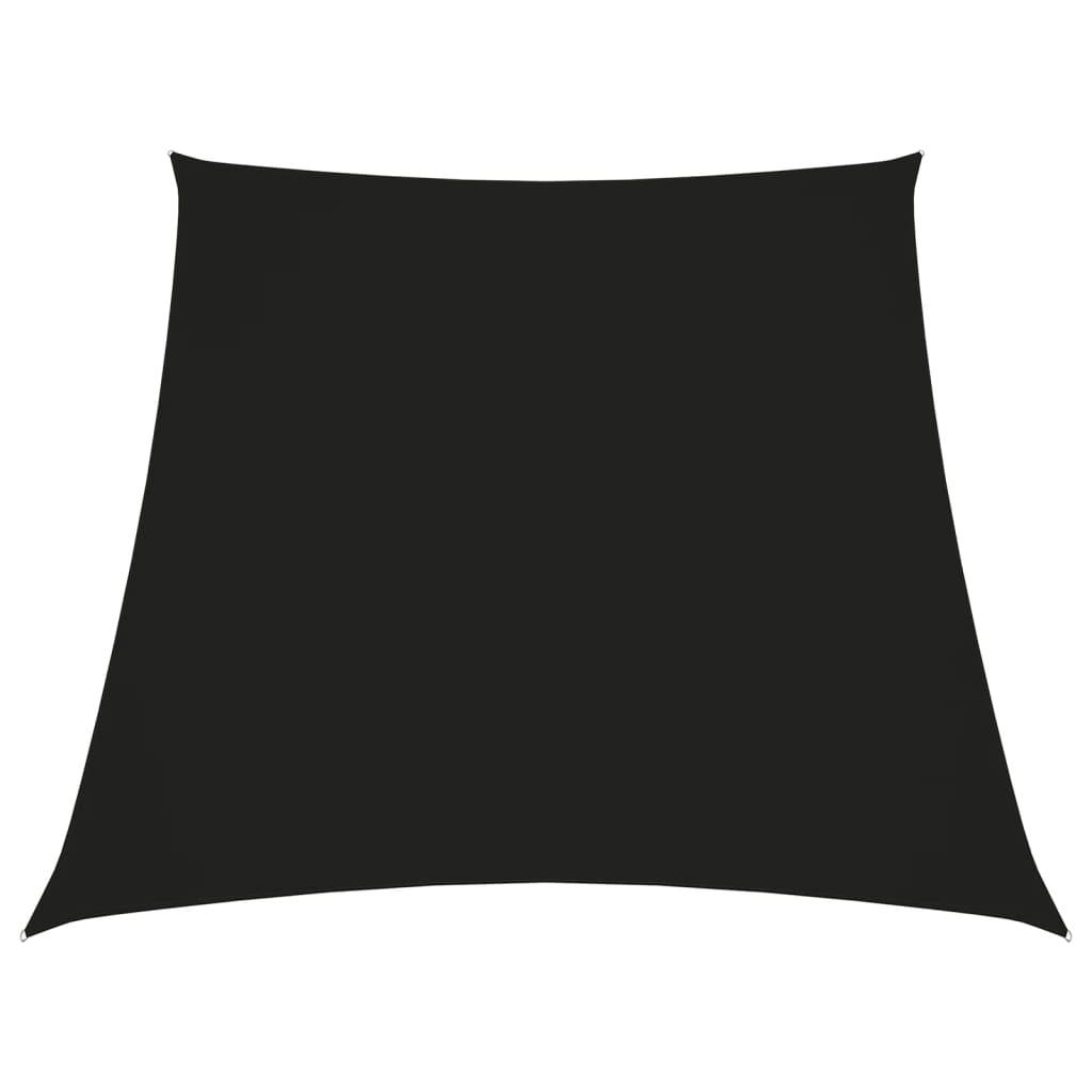 Helloshop26 - Voile d'ombrage parasol tissu oxford trapèze 3/5 x 4 m noir - Imagen 1