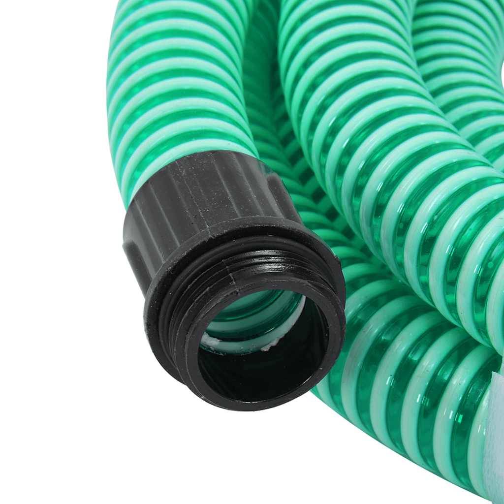Vidaxl - Tuyau d'aspiration avec raccords en laiton vert 1,1" 20 m PVC vidaXL 151050 - Image 3