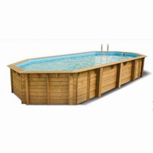 Ubbink - Piscine bois Azura 7,50 x 4,00 x 1,30 m - Liner beige - Ubbink - Imagen 5