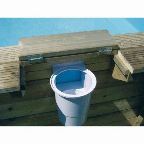 Ubbink - Piscine bois Azura 7,50 x 4,00 x 1,30 m - Liner beige - Ubbink - Imagen 3