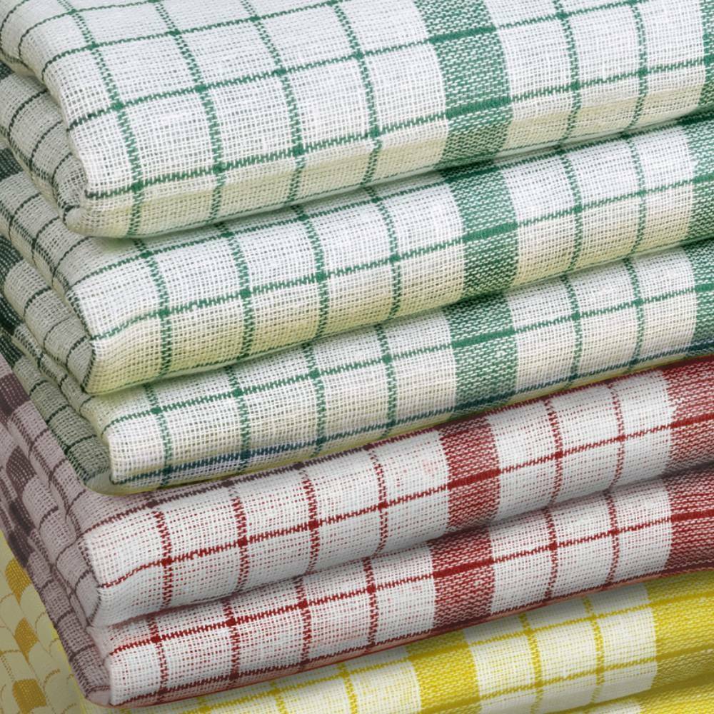 Facilitys - Lot de 10 torchons de cuisine 43 x 63 cm coton - FACILITYS - Imagen 3