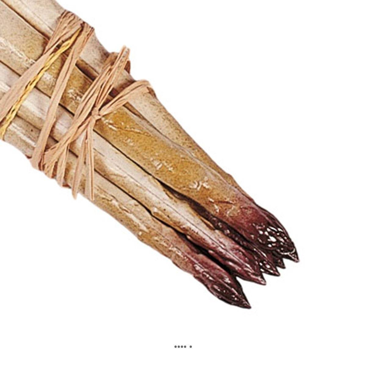 Artificielles - Botte d asperges artificielles rouges en Plastique soufflé L 200x20 mm - Imagen 3