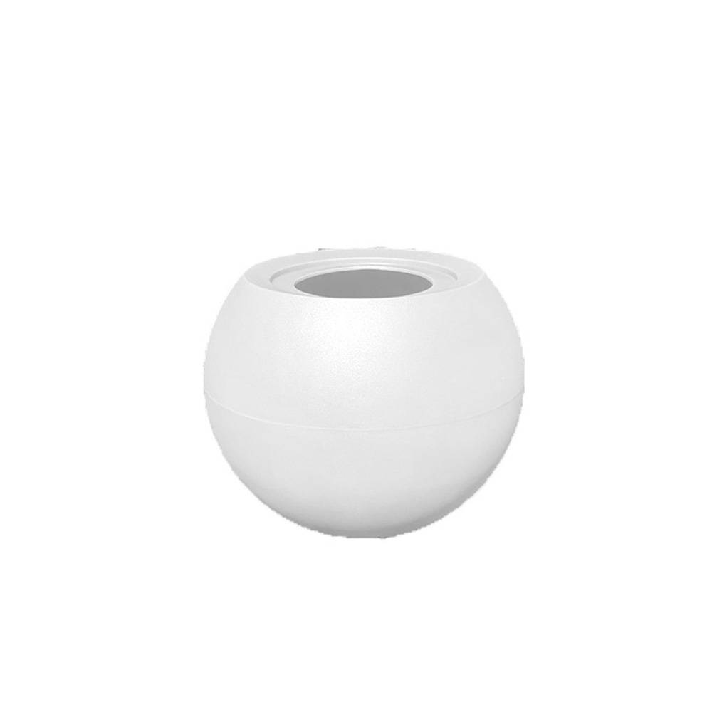 Pots de fleurs rond sphérique xxl speranza 325l éclairant- lot de 2 - Imagen 4