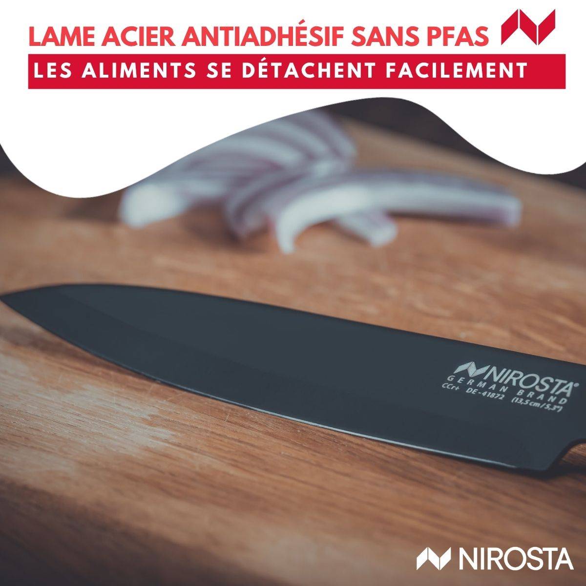 Couteau d’office universel 24 cm Nirosta Flow - Image 5