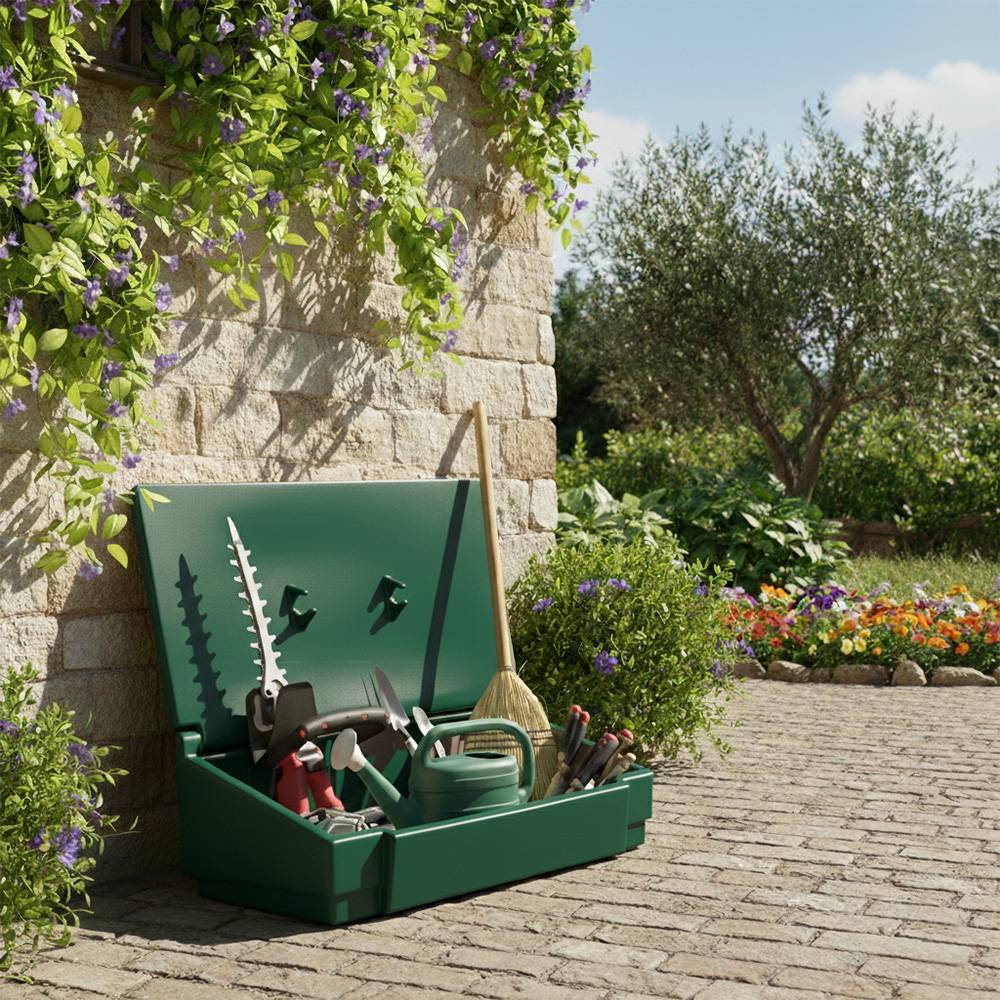 Coffre de jardin 50l-plast'up rotomoulage - Imagen 2