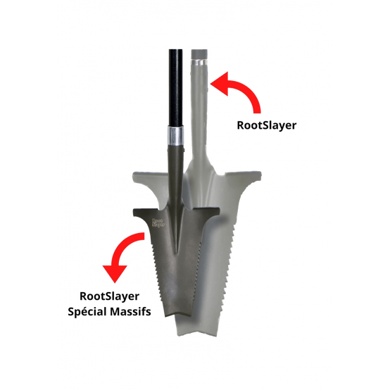 ROOTSLAYER | PACK ROOTSLAYER™ | Noir | Adulte | Rootslayer spécial massif™ + Rootslayer à main™ | Acier de carbone- VENTEO - Image 8