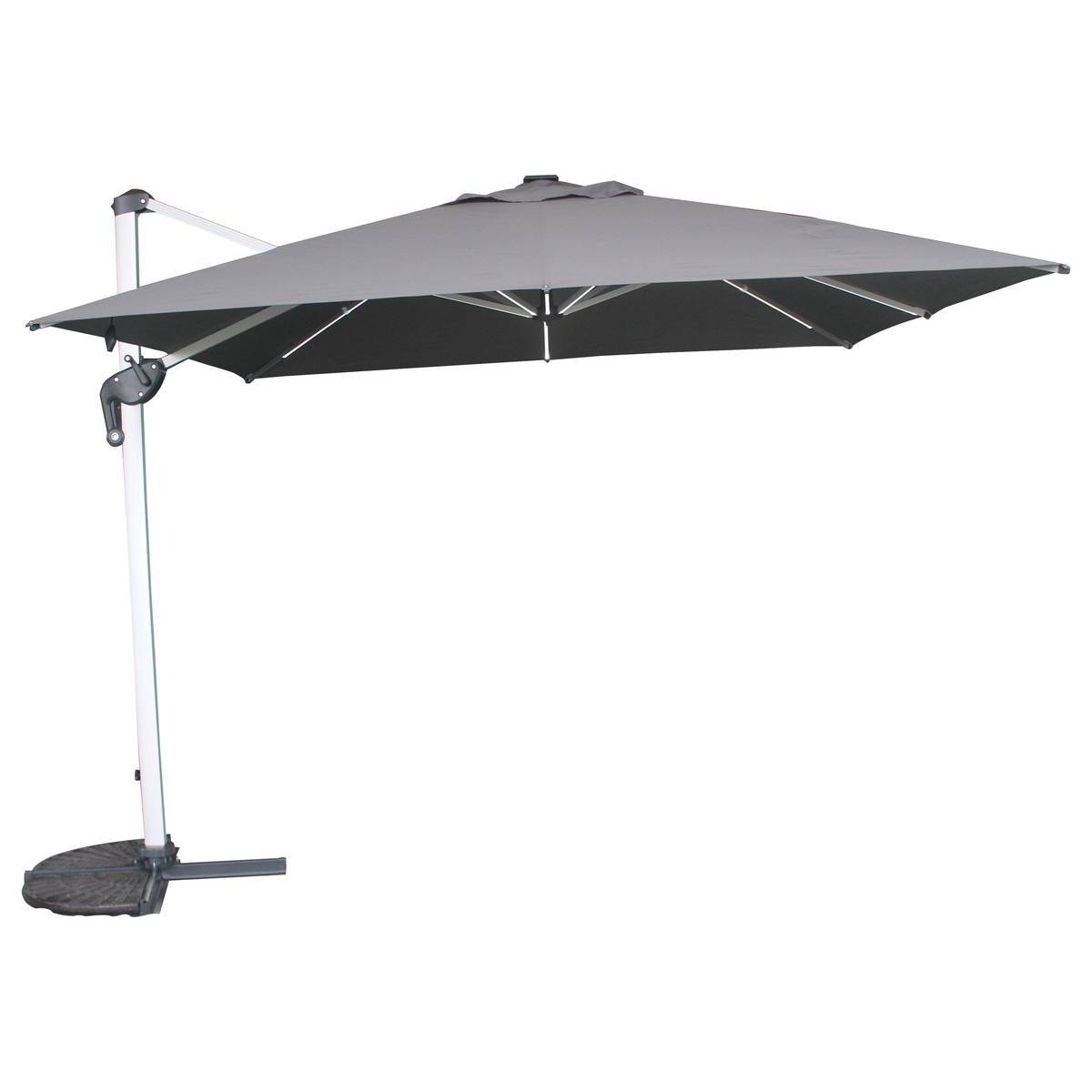 Hesperide - Toile de parasol "Equador" ardoise 3x3m en polyester Hespéride - Imagen 2