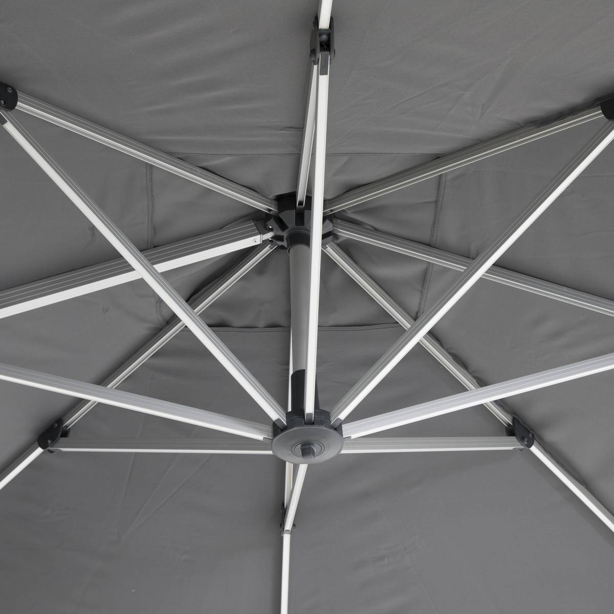 Hesperide - Toile de parasol "Equador" ardoise 3x3m en polyester Hespéride - Imagen 4