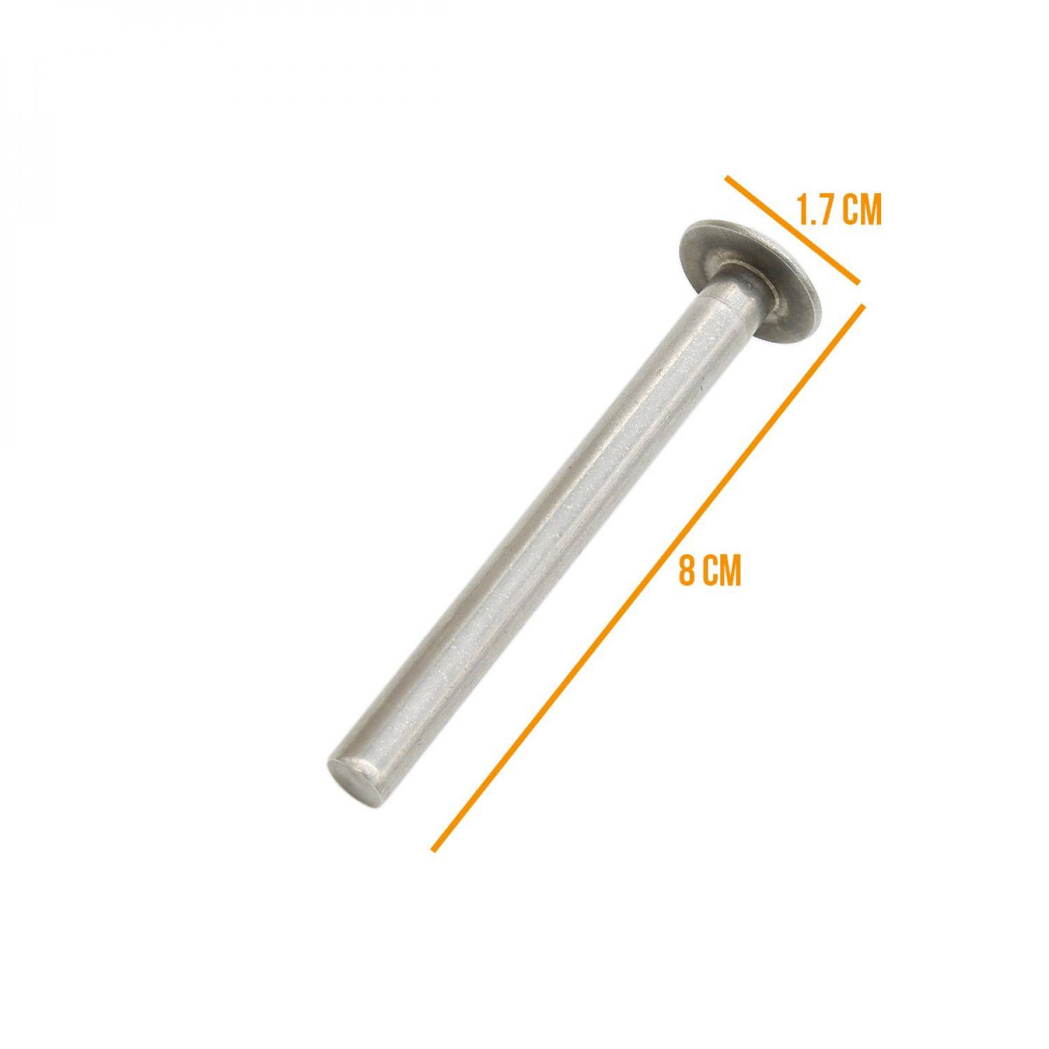 Linxor - Lot de 20 pitons fixes d'ancrage droit - Diam 8 x 80 mm - Linxor - Imagen 2