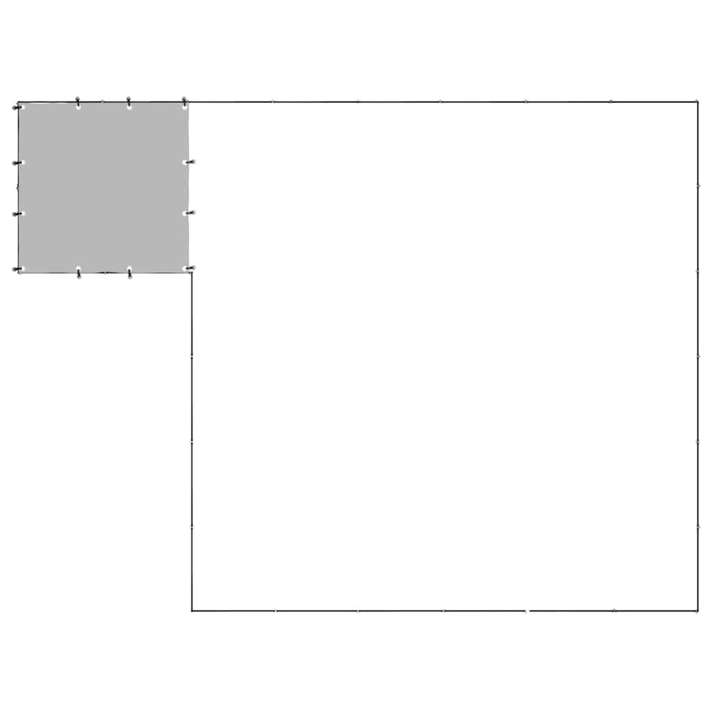 Vidaxl - Chenil Noir 12,1 m² Acier vidaXL 3082213 - Imagen 6