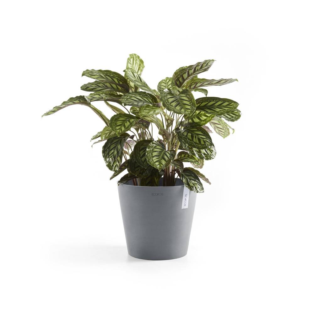 Ecopots - Pot Rond Amsterdam 25 Bleu Gris - Ø 25,4 x H. 24,5 cm - 9,7 L ECOPOTS - Imagen 3